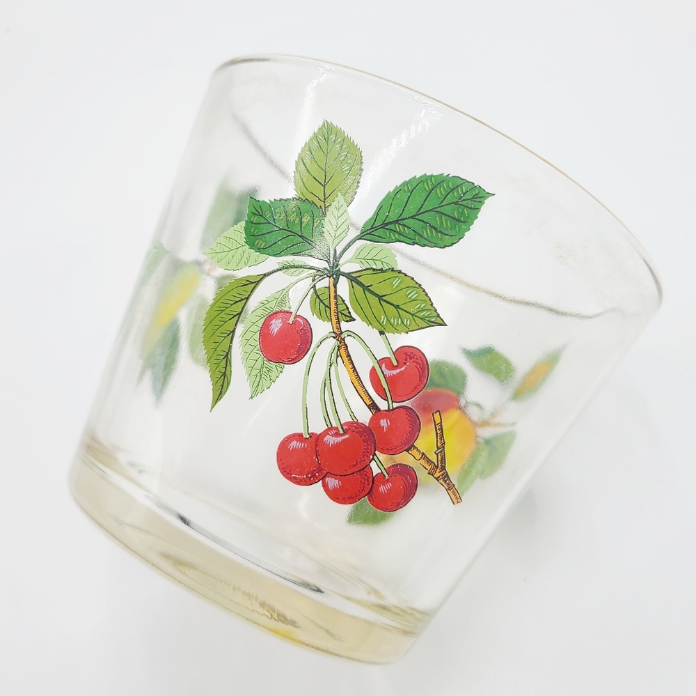 Vintage West Virginia Glass Co Fruit Cocktail Barware Ice Bucket - Picture 1 of 9